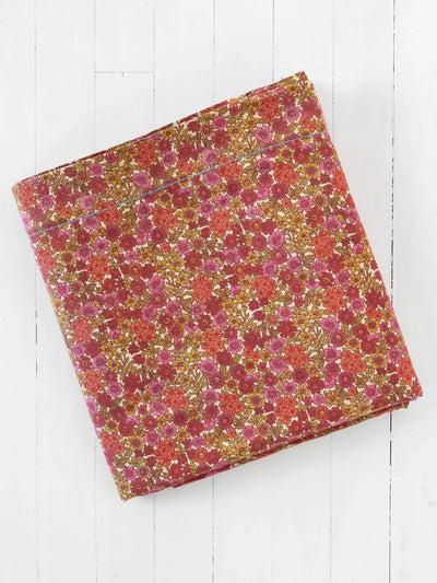 Mix & Match Cotton Flat Sheet - Groove Floral Garden-view 1