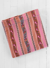 Mix & Match Cotton Flat Sheet - Retro Ribbons Rose-view 1