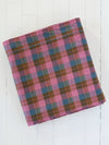 Mix & Match Cotton Flat Sheet - Plaid Rosewood-view 1