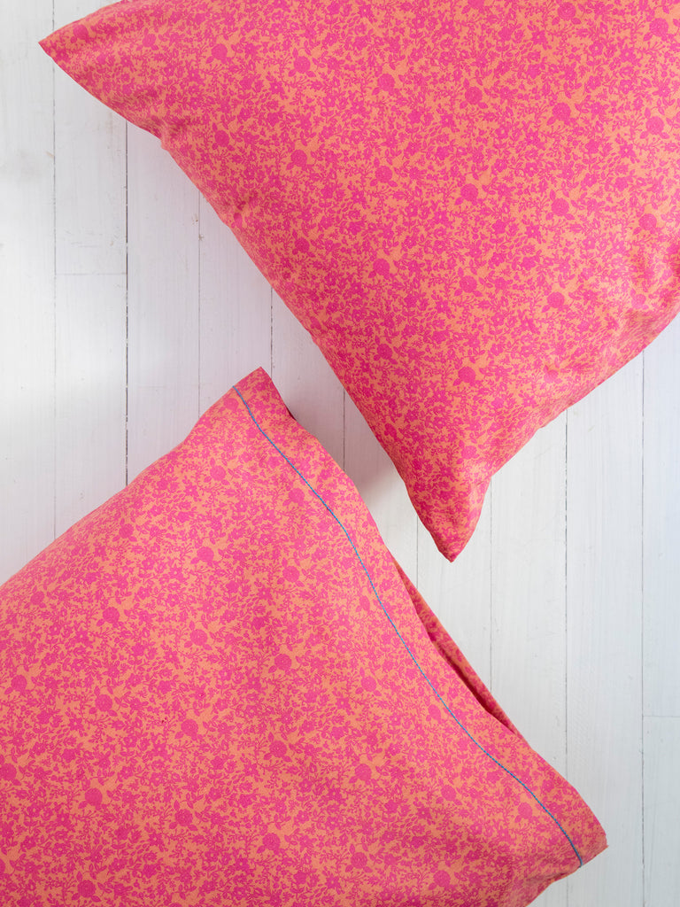 Mix & Match Pillow Case|Pink Ditsy-view 1
