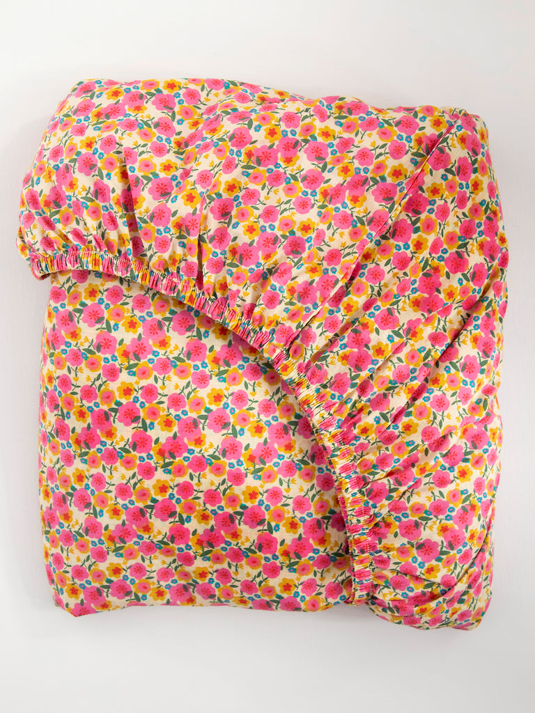 Mix & Match Printed Fitted Sheet|Ditsy Floral-view 1