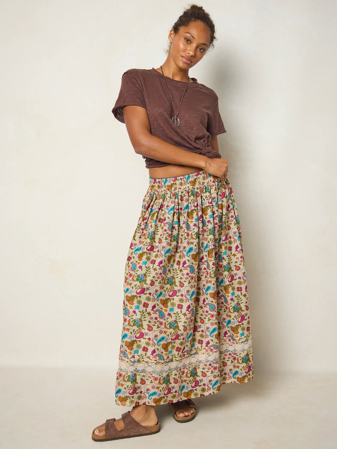 maxi reversible a line dress pockets Emory Cotton Skirt US Size:Custom Size (Add Note in Cart) Measurements are taken manually event:Semi Formal Stacees One Shoulder A-Line