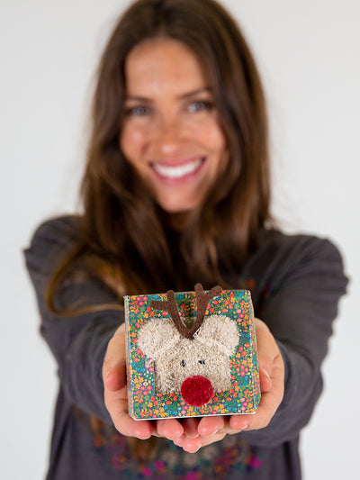 Monroe Fairisle Cardigan Sweater - Charcoal