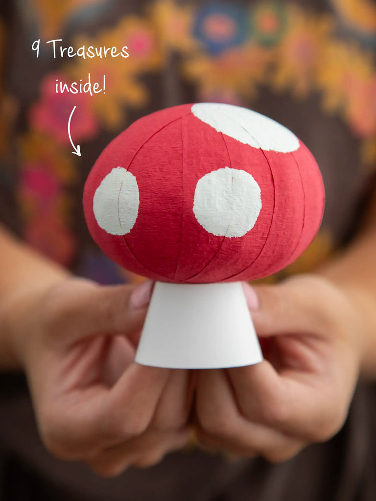 Red Mushroom Surprise Ball-view 1
