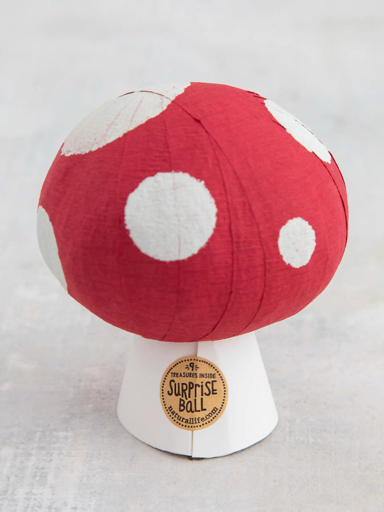 Red Mushroom Surprise Ball-view 2