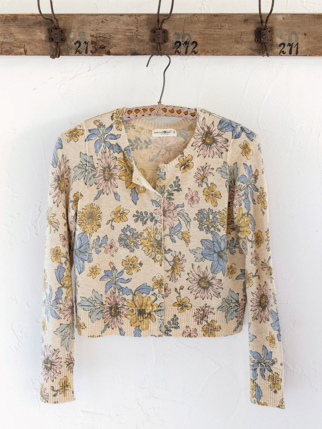 Your Everything Cardigan Sweater - Ivory Dahlia Floral – Natural Life
