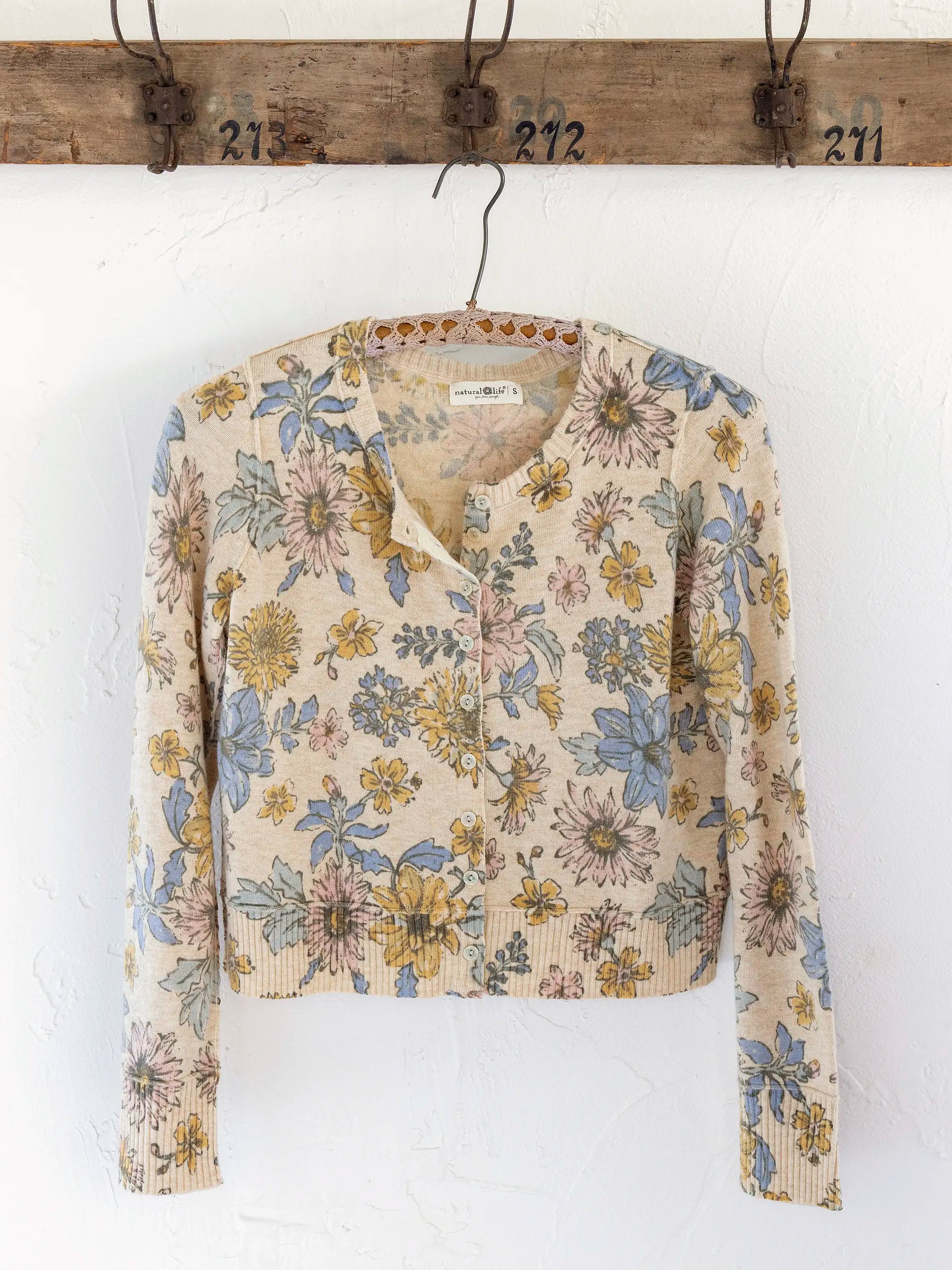 Your Everything Cardigan Sweater - Ivory Dahlia Floral – Natural Life