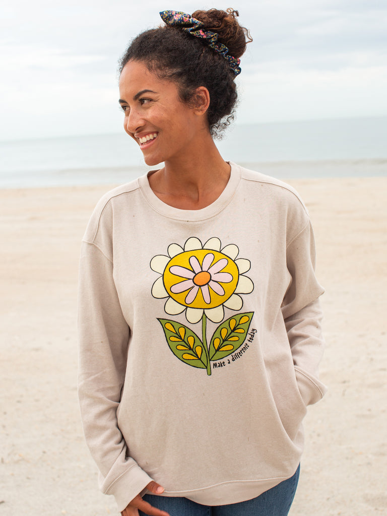 Comfy Pocket Sweatshirt|Make A Difference-view 6