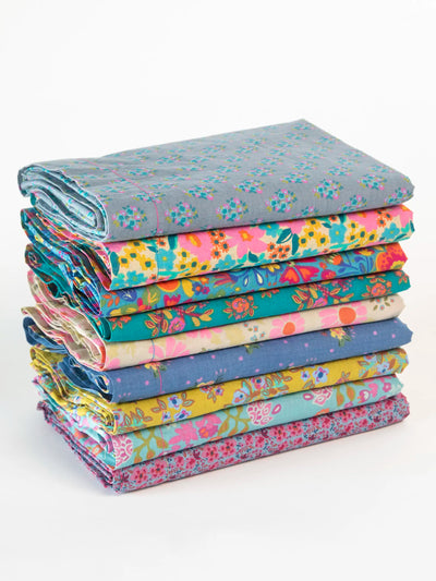 Mix & Match Sooo Soft Cotton Fitted Sheet - Chartreuse Bouquet Blooms-view 2