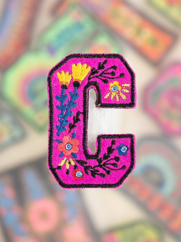Stick-On Letter Patch|C-view 1