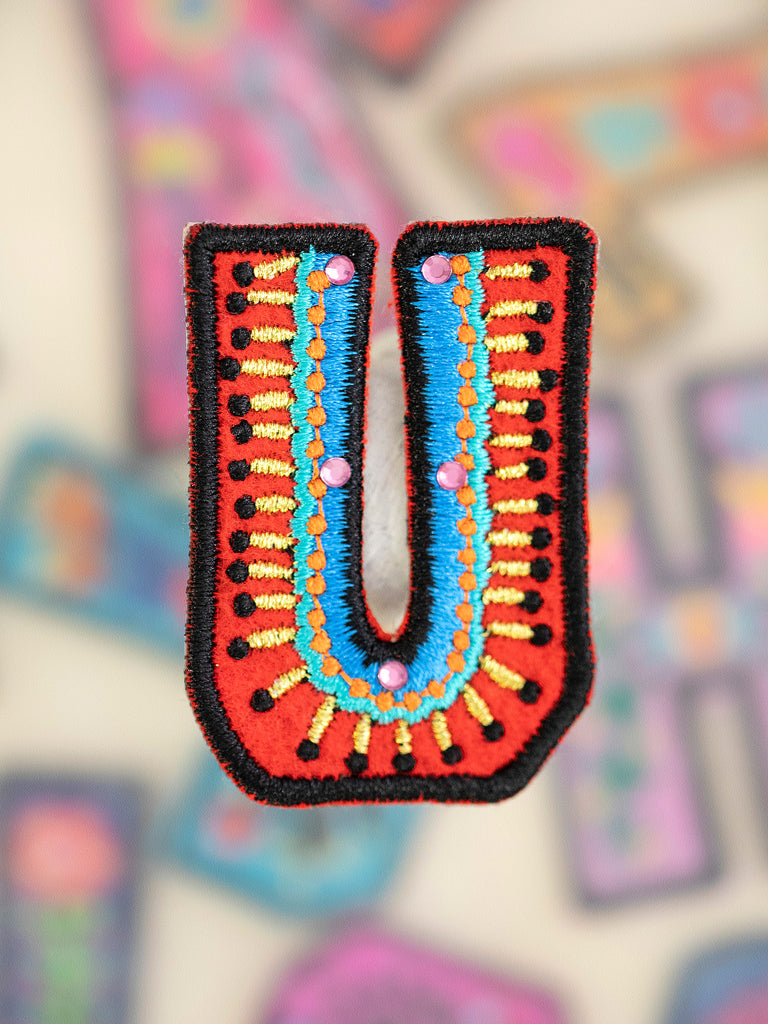Stick-On Letter Patch|U-view 1