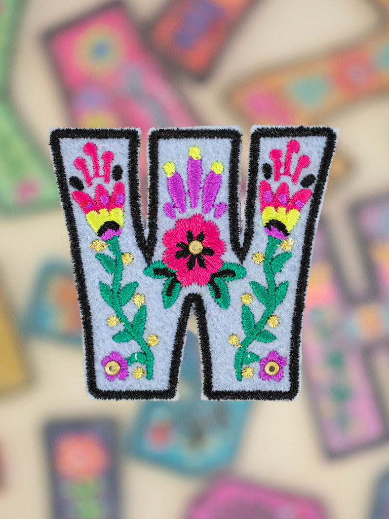 Stick-On Letter Patch|W-view 1