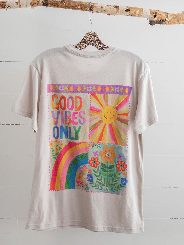Comfy Tee Shirt - Good Vibes Only-view 2