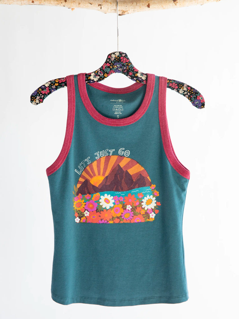 Ringer Tank Top - Let's Just Go-view 2