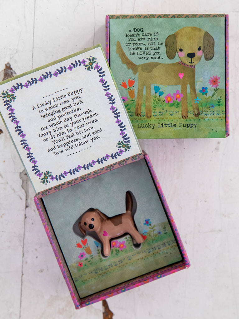 Lucky Keepsake Charm Puppy Natural Life
