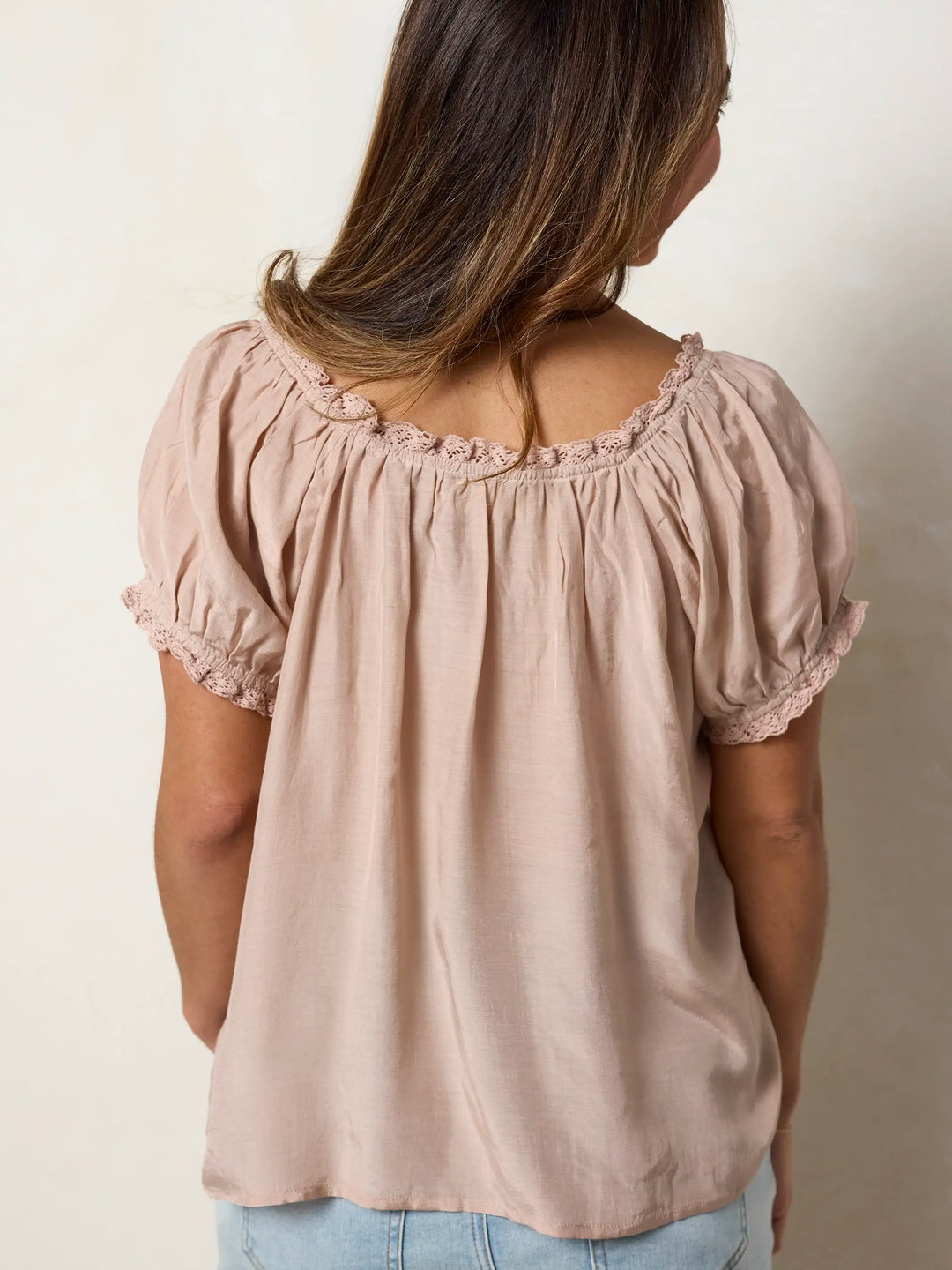 Sweet Nothings Embroidered Top - Light Pink – Natural Life
