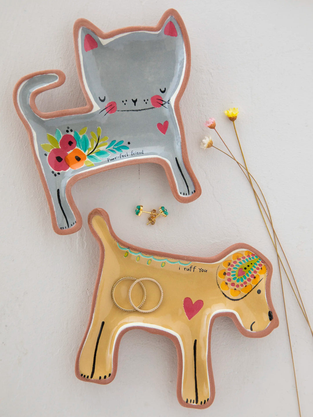 Terracotta Trinket Dish - Purr-Fect Friend