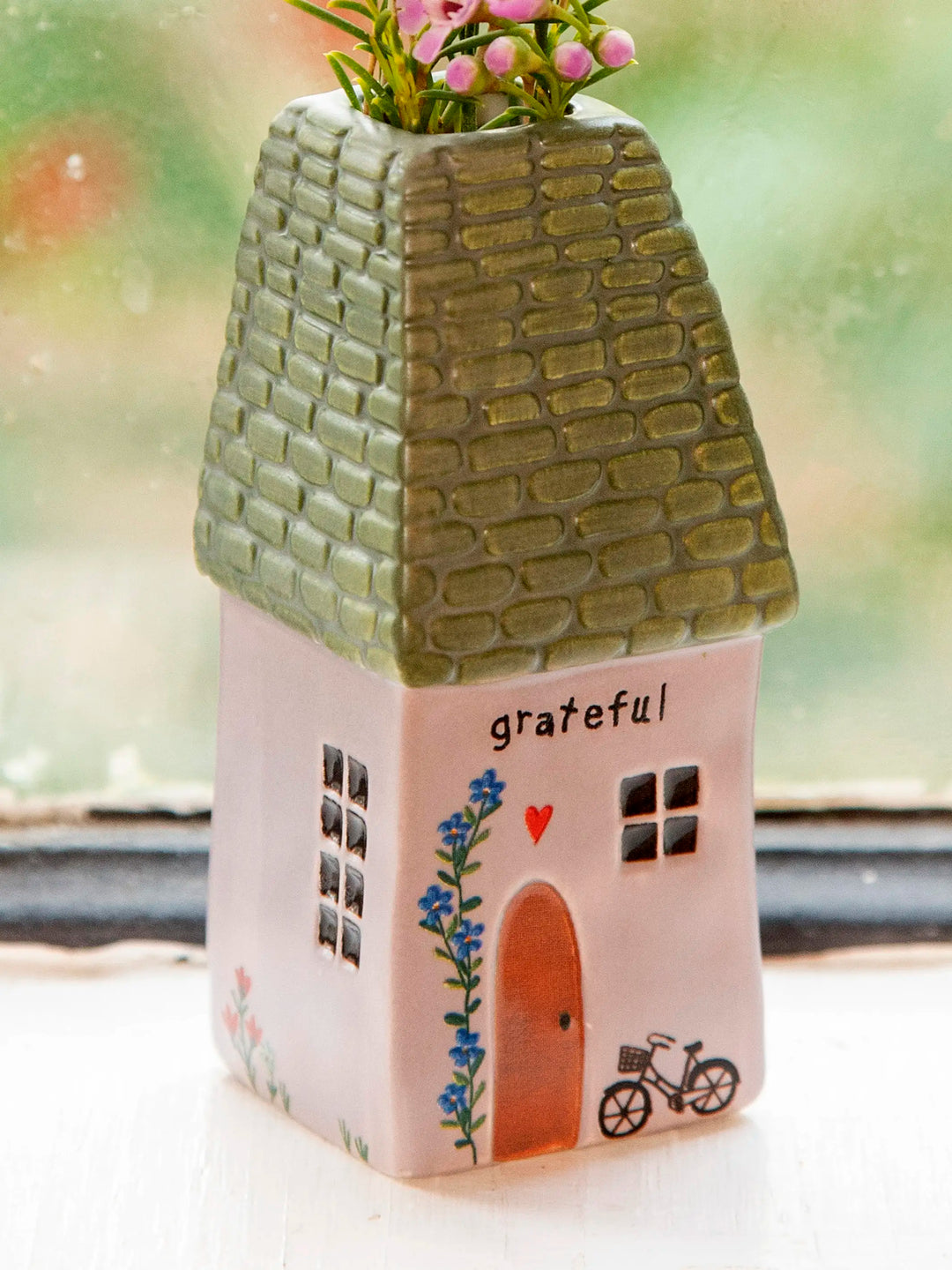 Cottage Bud Vase - Grateful