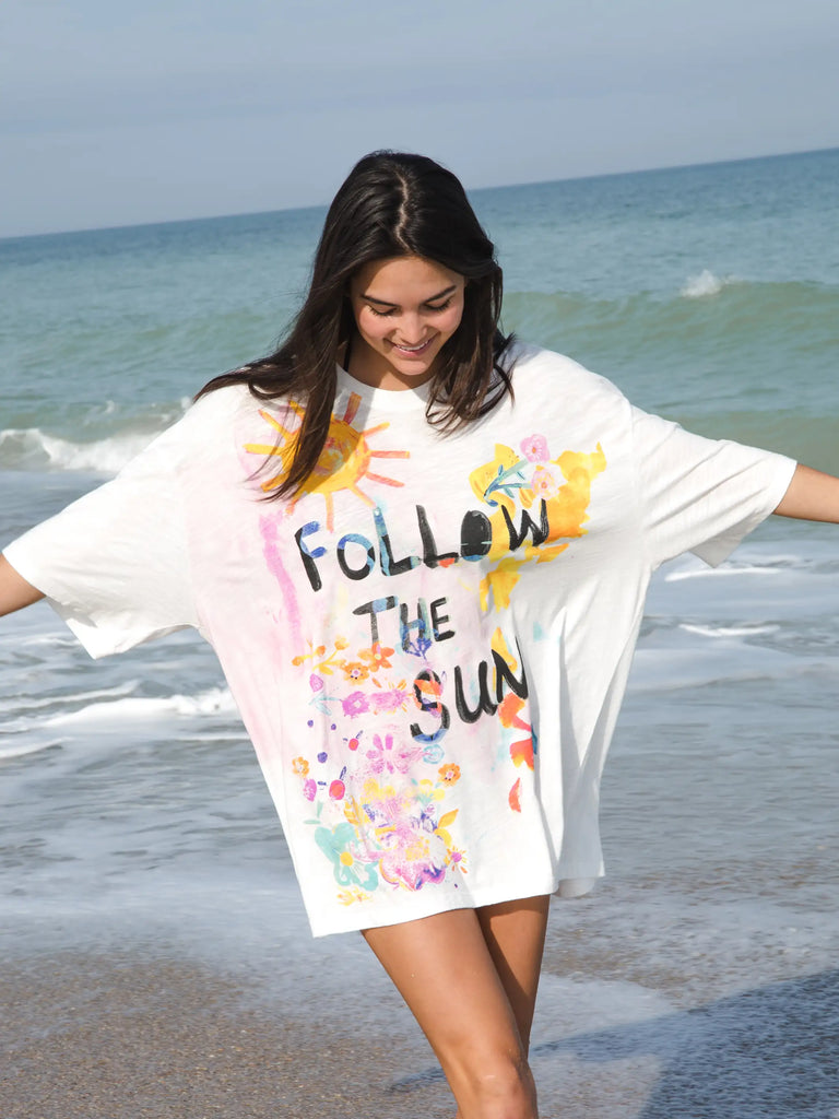 Life Is A Canvas Tee - Follow The Sun-view 2