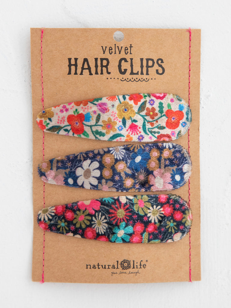 Floral Hair Clips Set-view 1