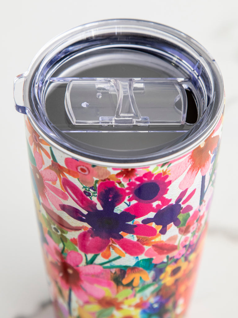 Stainless Steel Tumbler|Watercolor Floral-view 2