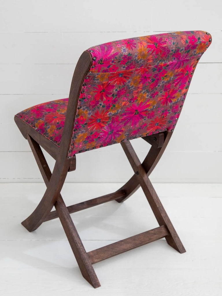 Favorite Anywhere Chair - Charcoal Pink Daisy-view 4