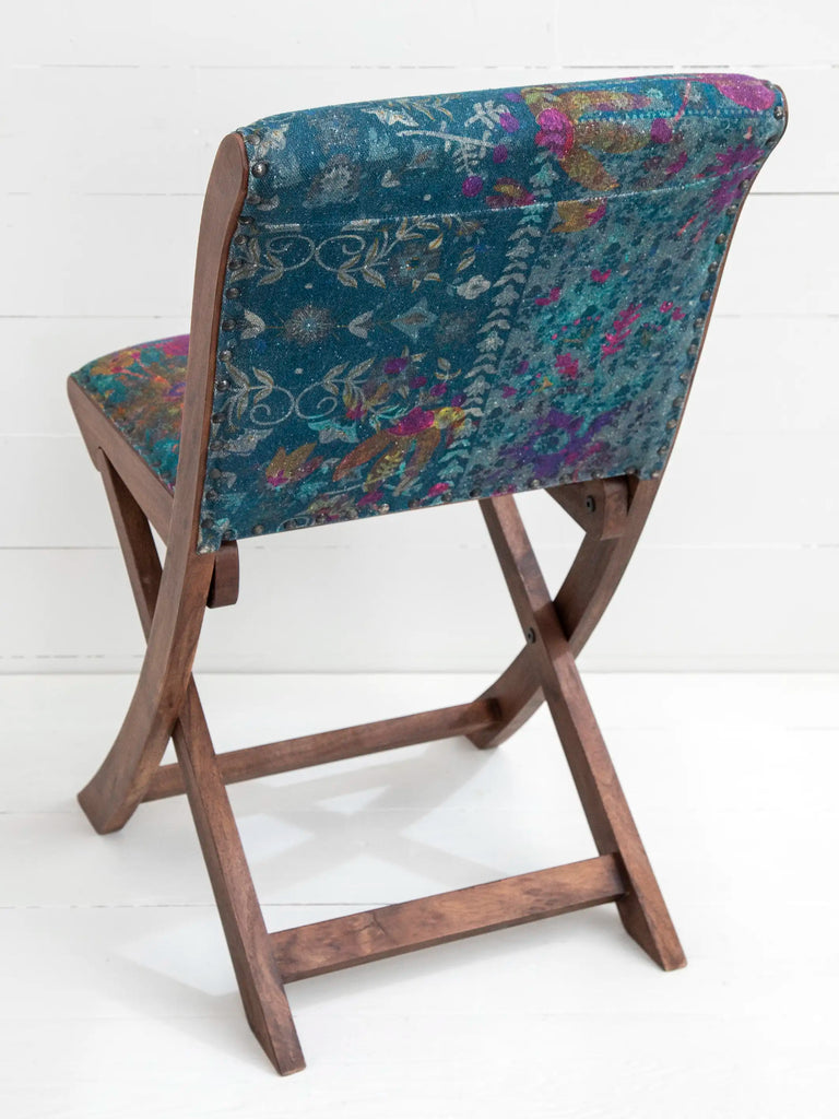 Favorite Anywhere Chair - Indigo Patchwork-view 4