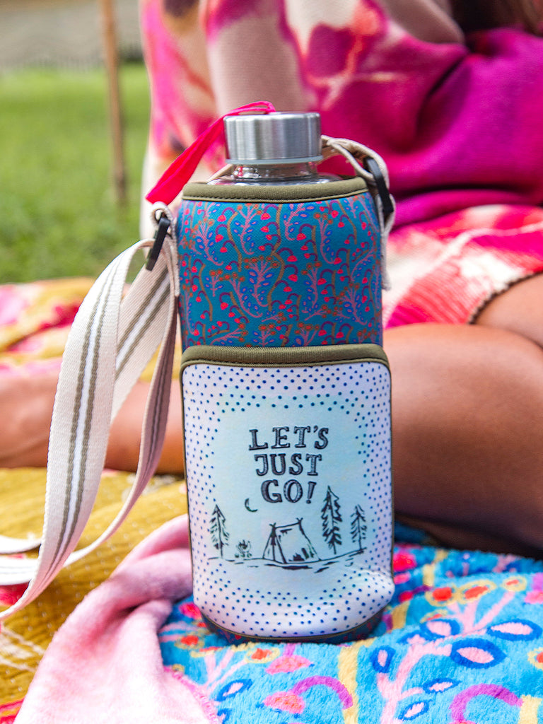 Water Bottle Carrier|Let's Just Go-view 3