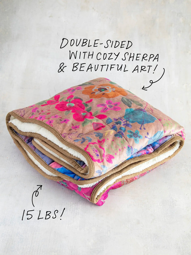 Weighted Blanket|Jewel Border-view 3