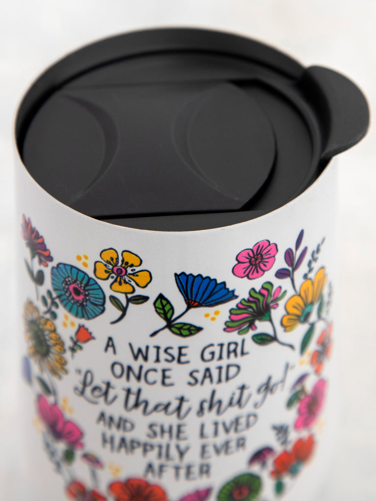 Stainless Steel Wine Tumbler|Wise Girl-view 2