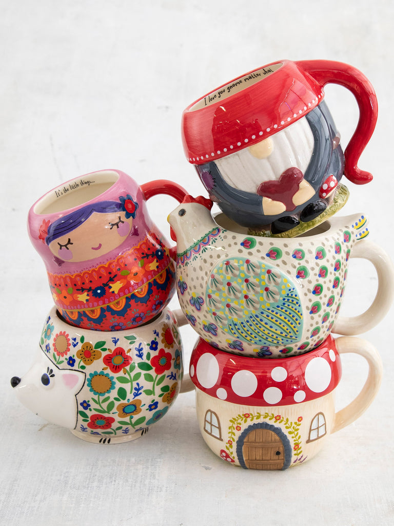 Folk Art Coffee Mug - Vera The Nesting Doll-view 4