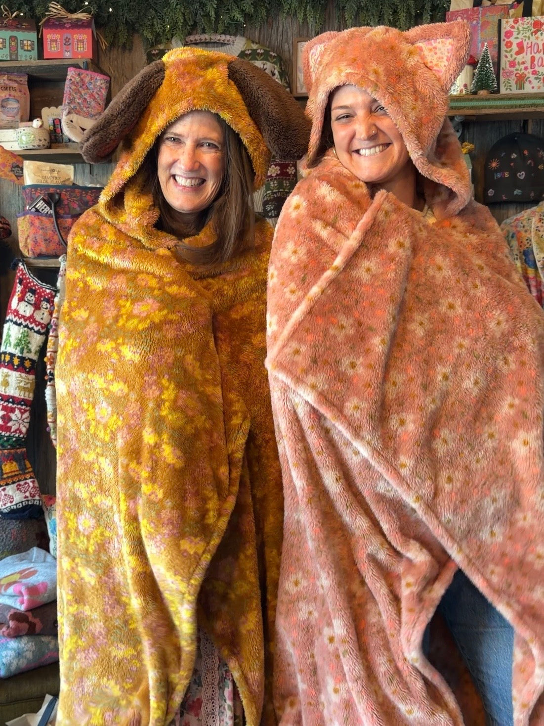 XL Double-Sided Cozy Blanket - Holiday Chirps – Natural Life