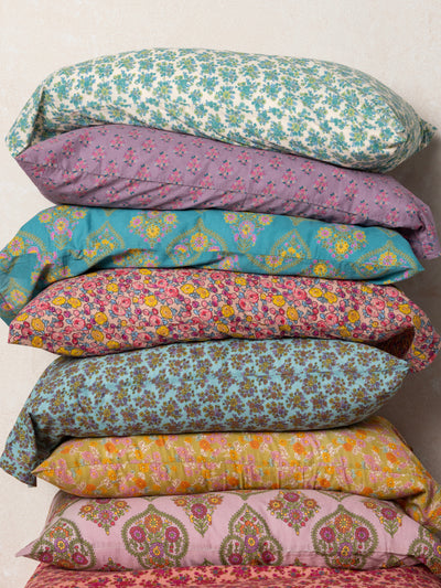 Mix & Match Sooo Soft Cotton Pillowcase, Single - Plum Dahlia-view 2