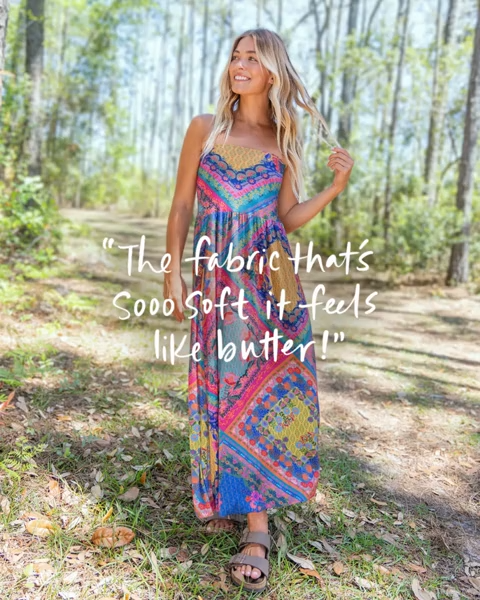 Gigi Mini Dress - Teal Orange Mixed Floral