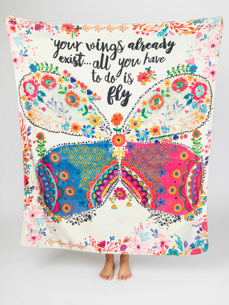 Tapestry Blanket|Your Wings Exist-view 3